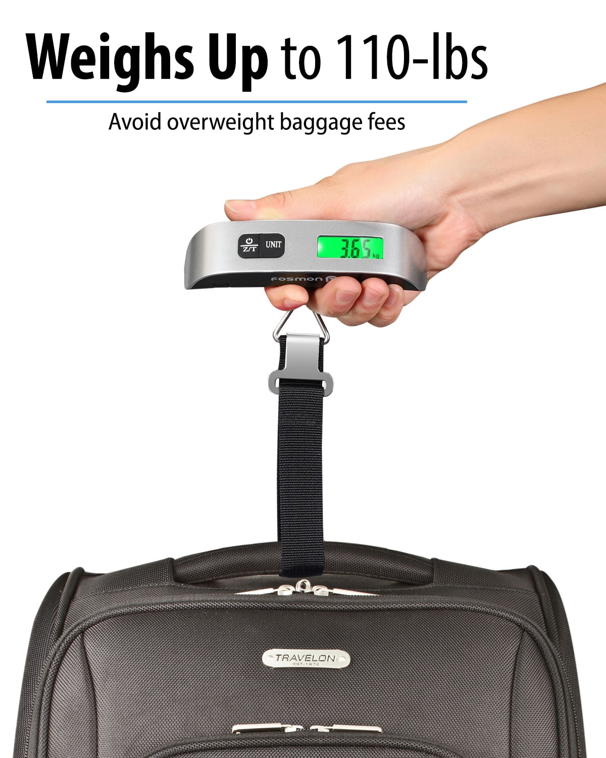 Buy our Compact & Portable luggage weight scale - Now 60% off