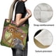 thumbnail image 3 of Bambi Bolso de tela con estampado de lienzo para mujer, bolsa de compras reutilizable y estética, con cremallera interior, regalo para mujer,40*40cm., 3 of 6