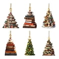 thumbnail image 5 of HAVELOR Acrylic Christmas Tree Ornament, 2.76 x 1.97 in, Adds Luxurious Floral Arrangement to Your Holiday Decor(6,1pcs), 5 of 7