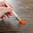 thumbnail image 7 of 10Pcs 1/2 Inch Flat Paint Brushes Small Wood Paint Brush Artist Craft Paint Brushes Watercolor, Small Painting Brush Bulk Art Detail Oil Brush for Kid Adult(5.5 x 1/2 Inch) (Orange), 7 of 7