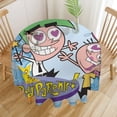 thumbnail image 2 of The Fairly Oddparents-Theme Round tablecloth has an iconic print, fits most tables, and is easy to care for perfect gifts for fans friends and family.diameter60''(152cm), 2 of 5
