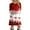 White, variant on XDZJLR Christmas Dresses For Women Xmas Swing Mini Dress Xmas Print Casual Dresses Black L