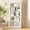 Dressers | White, variant on 71 in Tall Bookcase,Wooden Bookshelf with 5 Tiers, Modern Book Shelf in Ivory White, Floor Standing Display Shelves for Bedroom, Living Room and Office for Home