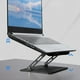 thumbnail image 4 of Portable Metal Hollowed-Out Steel Desktop Folding Mobile Phone Holder With Antiskid, Universal For Mobile Phone PlatesTeissuly Clearance (Black, Free Size) Teissuly WER202308291149, 4 of 7