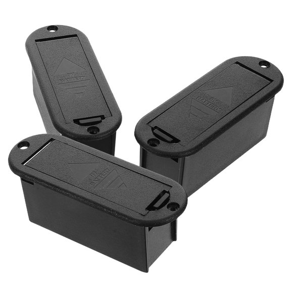 HEALEEP 3Ud Caja Para Batería De 9V Con Espuma Interna Que Mejora Sonido Para Guitarra Y Bajo