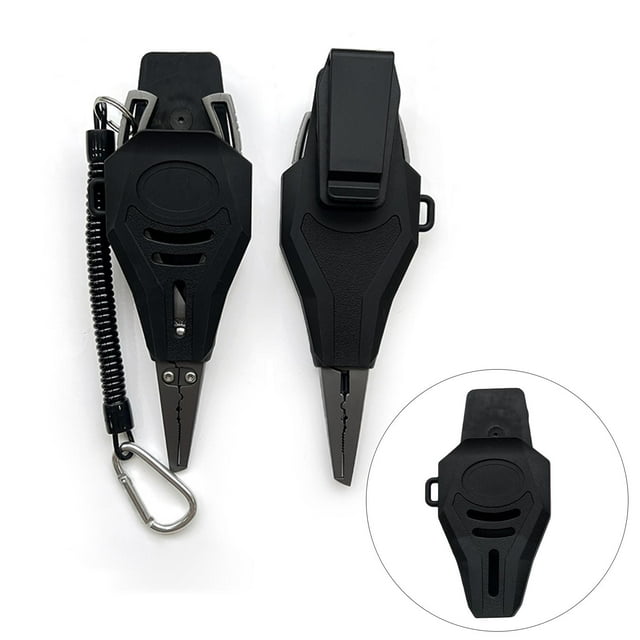 Bolsa de alicates portátil, equipo de almacenamiento, equipo , negro, resistente , bolsa de herramientas giratoria de 180 DYNWAVEMX vaina de alicates de pesca