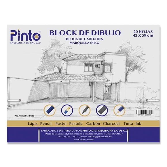 Block de Dibujo Marquilla Pinto 42x59 cm 20 Hojas