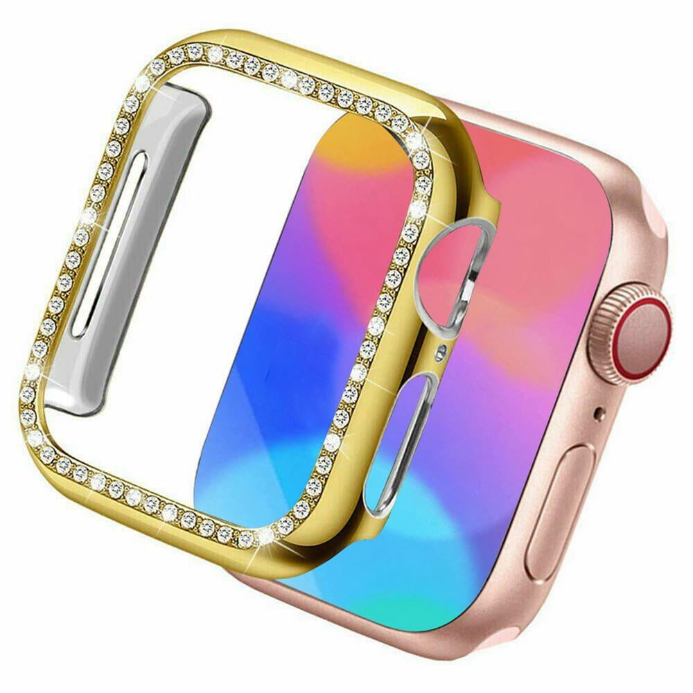 For Apple Watch Case Series 7 41/45mm，Hard PC Edge Bumper Case