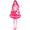Pink, variant on Halloween Costume Pink Sweetheart Princess Cosplay Complete Set for Women, Movie-Inspired Heart Blazer Skirt Outfit with Earrings and Socks for Themed Party Carnival