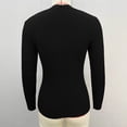 thumbnail image 7 of XPMWRP Women's Solid Color Sweaters Fall Fashion Ribbed Long Sleeve Lightweight Knit Square Neck Tops Cute and Trendy Outfits Black S, 7 of 7