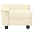 thumbnail image 2 of vidaXL Dog Sofa Cream 72x45x30 cm Plush, 2 of 5