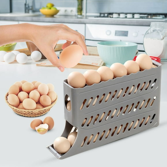 Lloopyting 1X Egg Setter Clearance! Egg Setter Grey Pantry Organizers And Storage,Kitchen Decor,Kitchen Essentials,Kitchen Gadgets,Kitchen Utensils,Kitchen Accessories