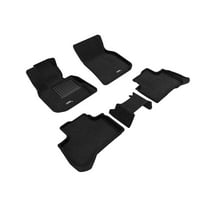 3D MAXpider Custom Fit Elegant Floor Mat (Black) Compatible with BMW X3 2018-2025 / X4 2019-2025 - 1st & 2nd Row