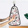 thumbnail image 5 of Cow Heart Pattern Hand Towel Quick Drying Home Storage Kitchen Towel Hooks Dish Cloths, 5 of 6
