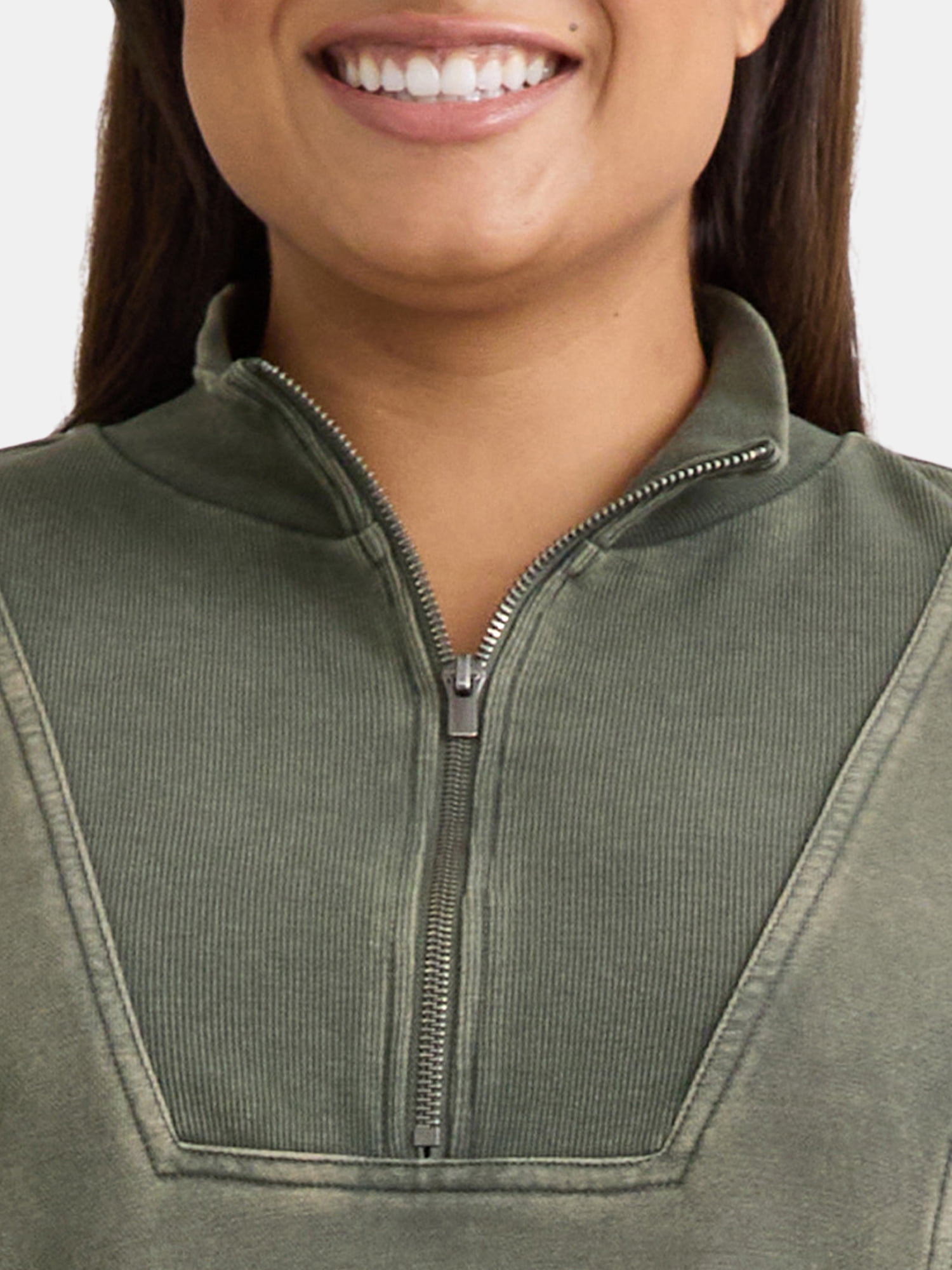 Terra & Sky Women’s Plus Size Sweatshirt Dress