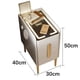 thumbnail image 4 of Narrow Smart Nightstands Modern Living Room Smart Small Bedside Table Wireless Charging Balcony Library Muebles Hotel Furnitur My Lux Decor Round, 4 of 9