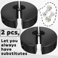 thumbnail image 3 of 2Sets Air Hose Stopper Adjustable Hose Reel Replacement Parts Bumper for 1/2In ID,Auto Rewind Retrac Black rubber, 3 of 7
