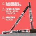thumbnail image 4 of Pluma de cejas Maybelline Tattoo Build A Brown y gel sellador 2 en 1 medium brown, 4 of 7