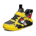 thumbnail image 1 of Zapatos para niños Zapatillas de deporte de dibujos animados Zapatillas para correr para niños 700-Amarillo-38 Sincero Electrónica, 1 of 5