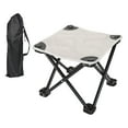 thumbnail image 1 of Taburete Plegable Zulema Blanco Asiento Resistente al Desgaste Taburete Plegable para Acampar Reposapiés Plegable, 1 of 8