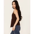 thumbnail image 2 of Idyllwind Women's Spruce Criss Cross Front Embellished Tank Dark Brown   US, 2 of 4