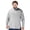 Gray, variant on Mens Big and Tall Long Sleeve Shirts Cooling Rash Guard UPF 50+ Sun Protection