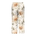 thumbnail image 4 of YDLCAFD Womens Color Pocket Straight Tube Loose Stretch Pants Color Contrast Pants, 4 of 5