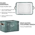 thumbnail image 3 of GZHJMY Math Formula Equation Doodle Storage Baskets Rectangle Foldable Canvas Fabric Organizer Storage Boxes with Handles for Home Office Decorative Closet Shelves Clothes Storage, 3 of 7
