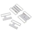 thumbnail image 2 of 10 Sets BIKINI CLIPS Hook & Snap Bikini Accessory Metal Strap Bra Fastener Swimwear 14.7mm, 2 of 9