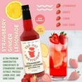 thumbnail image 3 of Top Hat Strawberry Ginger Lemonade Concentrate & Batching Mix – 32oz Liquid Plastic Bottle, 3 of 5