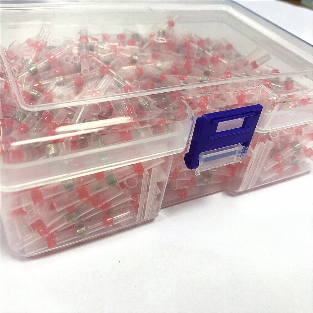 300PCS Red Waterproof Solder Seal Sleeve Heat Shrink Wire Connectors Terminals