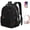 Black, variant on Laptop Backpack Extra Large Travel 17- 18.4 inch Water Resistant Business Gaming Computer Backpack with USB Charging Port Earphone Hole College School Bookbag
