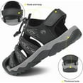 thumbnail image 3 of Rumpra Women's Sport Hiking Sandals Closed Toe Summer Outdoor Athletic Walking Sandal Adventure Lightweight Comfortable Beach Sandals Water Shoes, 3 of 6