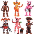thumbnail image 1 of Set de figuras de acción Laghtin, paquete de 6 unidades, juego de terror Five Night, 1 of 1