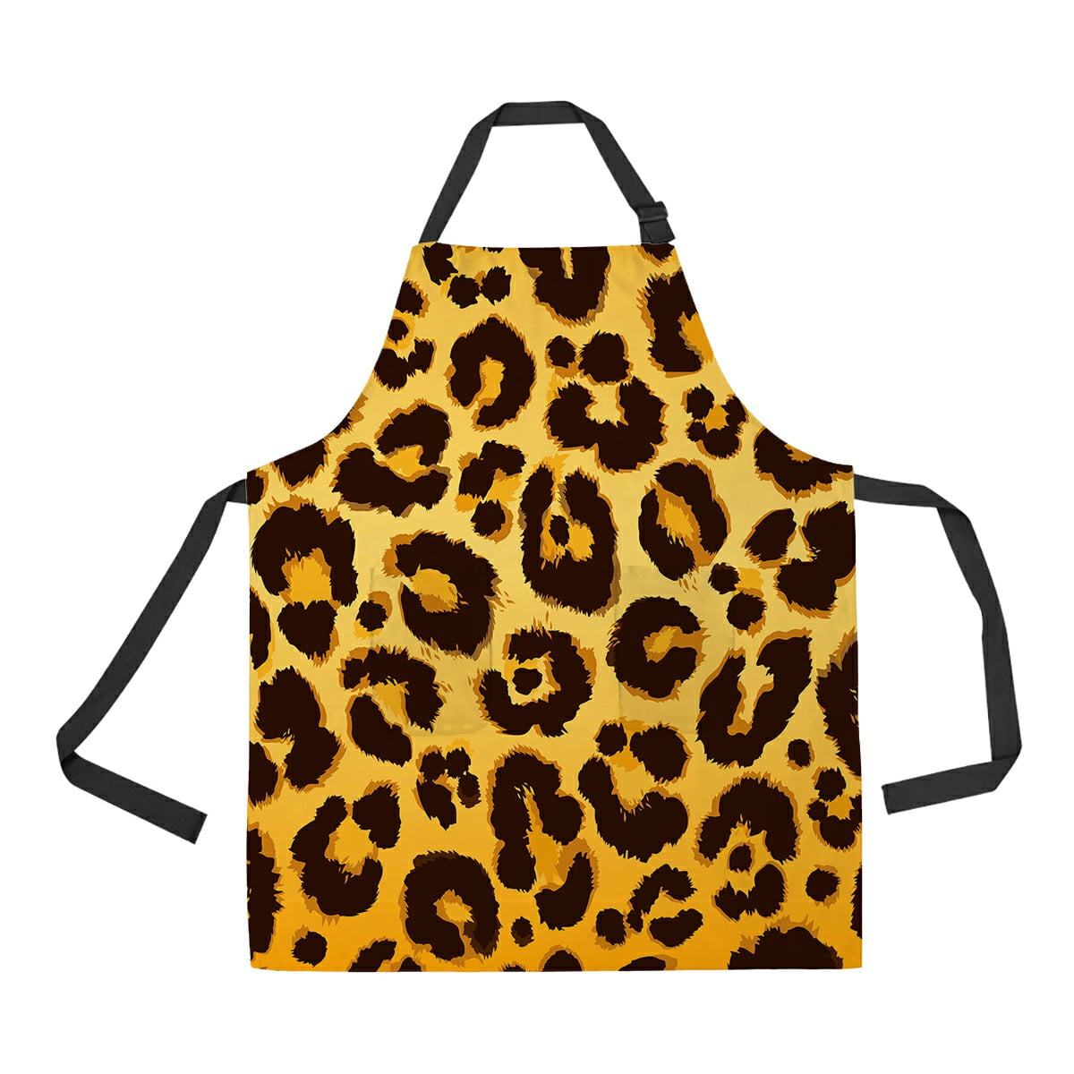 ABPHQTO Leopard Skin Apron Home Kitchen Apron with Pockets - Walmart.com