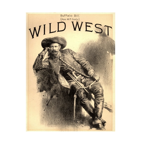 Trademark Fine Art 'Buffalo Bill' Canvas Art by Vintage Apple Collection