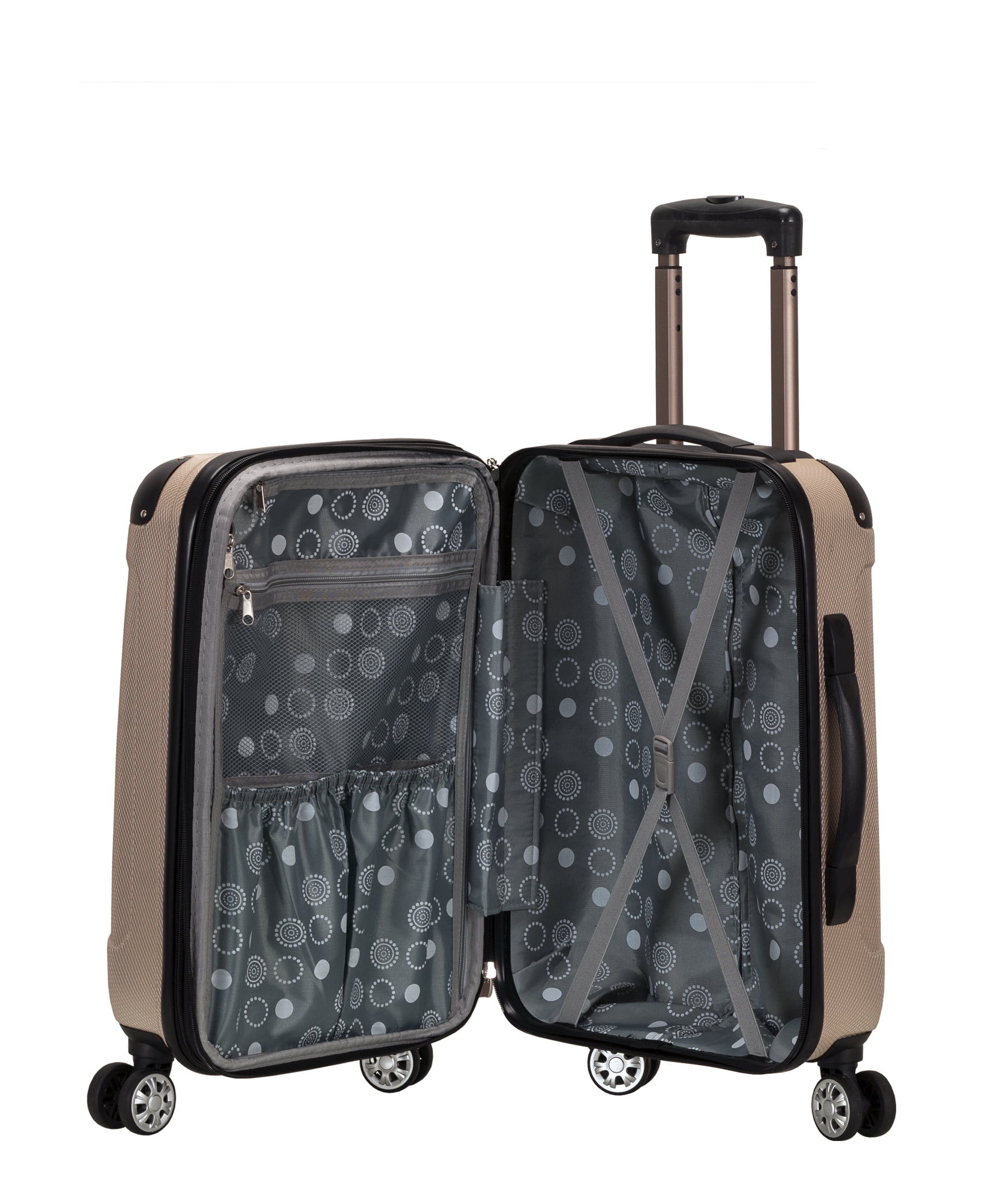 Rockland Luggage Sonic 3 Piece Hardside Spinner Luggage Set