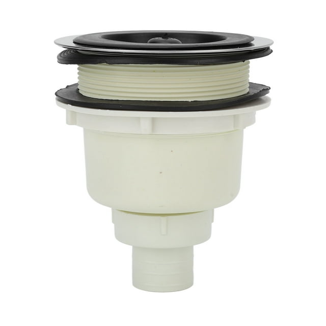 Bath Drain Stopper, Sink Drain Stopper Stainless Steel Filter Basket Rubber Water Plug Cover Drainpipe Connector For Bathroom
