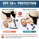 thumbnail image 4 of Summer Beach Sun Hats for Women Wide Brim UV Protection UPF 50+ Foldable Packable, 4 of 5