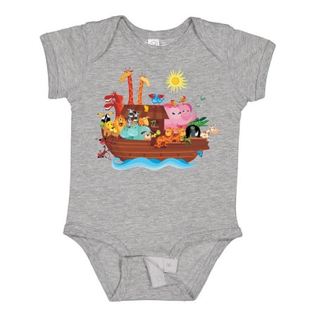 

Inktastic Animal Ark Bible Story Christian Gift Baby Boy or Baby Girl Bodysuit