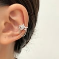 thumbnail image 2 of Trendy Star Ear Cuff No-Piercing Clip Versatile Alloy Accessory for Commuting Casual Event Youthful Styles, 2 of 9