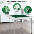thumbnail image 6 of PEXMOR Foldable Multifunctional Square Gaming Table With Cup Holders For Mahjong Poker Game & Dice Game 4 Player, 34", 6 of 9