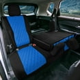 thumbnail image 6 of For 2021-2024 Nissan Rogue S SV SL Platinum Midnight Ed. FH Group Neoprene Custom Fit Car Seat Covers Waterproof  Blue - Rear, 6 of 6