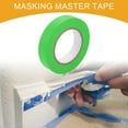 thumbnail image 2 of Cinta de pintor universal Unique Bargains - Cinta de enmascarar para pintura de automóviles DIY sin residuos - Papel crepé verde - 1 pulgada x 60.1 yardas, 2 of 7