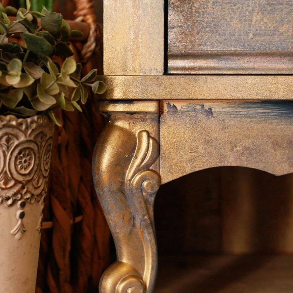 Colorantic | Gold Metallic | Furniture DIY Metallic Chalk Paint (Gallon 128 oz)