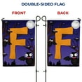 thumbnail image 6 of America Forever Monogram Halloween Bat Garden Flag 12.5 x 18 inches Letter F Double Sided Small Flags for Outside, Holiday Party Yard Outdoor Halloween Horror Nights Flag, 6 of 7