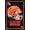Black Framed Version, variant on NFL Cleveland Browns - Neon Helmet 24 Wall Poster with Push Pins, 22.375" x 34"