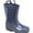 Blue With Black Sole, variant on RAIN BOOTS- Navy, Black, or Pink. Infants Toddlers Big Kids. Girls or Boys