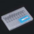 thumbnail image 3 of 10 Piezas De Tungsteno Acero Sólido Carbonado De Carburo Conjunto De Accesorios Kit Accesorios De Archivos De Taladro Con Caja De Almacenamiento Para Madera Metálica De Acero De, 3 of 7