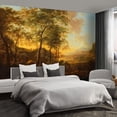 thumbnail image 2 of - Forest Landscape Wall murals Woodland Tree Peel and Stick self Adhesive Wallpaper for Bedroom Living Room -, 2 of 3